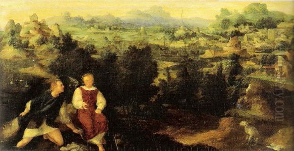Landscape with Tobias and the angel - view 1