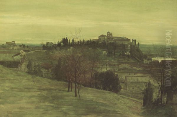 The Aventine from the Palatine - view 1