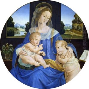 Virgin and Child with the Infant Saint John the Baptist by Lorenzo Di Credi