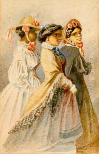 Creole women of color taking the air by Edouard Marquis