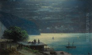 Crimean Coast by Moonlight by Ivan Aivazovsky