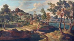 Idealised landscape of the Roman Campagna