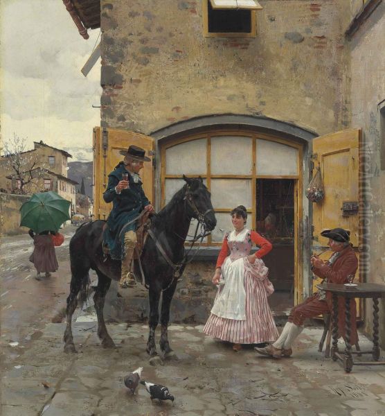Stopping for a Drink - view 1