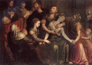 The Death of Lucretia by Bernaert de Rijckere