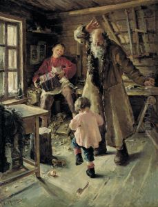 A Merry Moment by Antonina Rzhevskaya