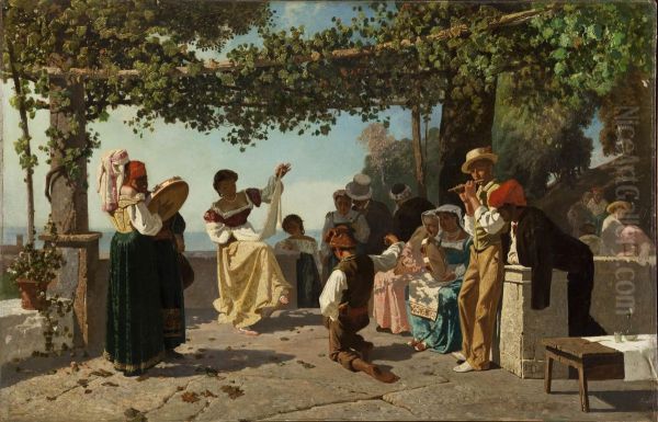 The tarantella dance - view 1
