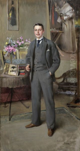 Full-length male portrait (Cesare Formilli?) - view 1