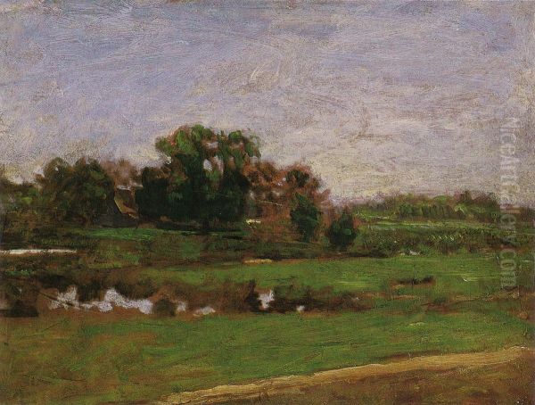 Study for 'The Meadows, Gloucester' - view 1