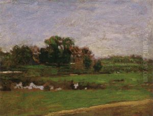 Study for 'The Meadows, Gloucester' by Thomas Cowperthwait Eakins