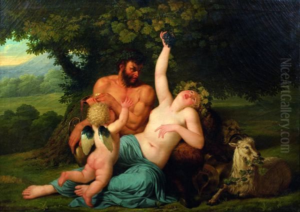 Bacchante et satyre - view 1
