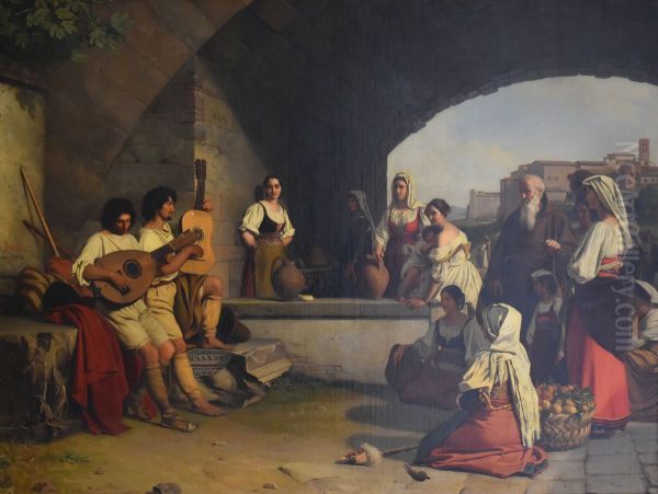 Lute players - view 1