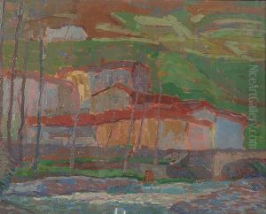Paesaggio Con Casolari by Giuseppe Camona