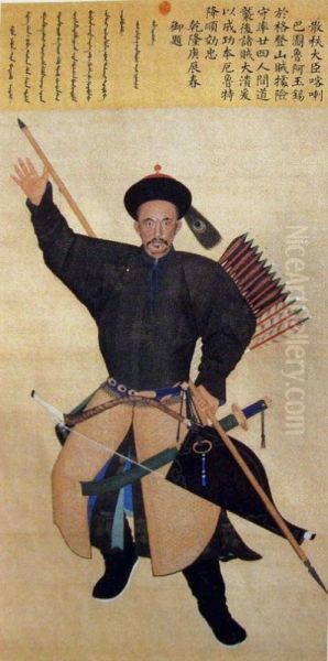 Ayusi Assailing The Rebels with a Lance - view 1