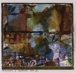 Fenster und Palmen by Paul Klee