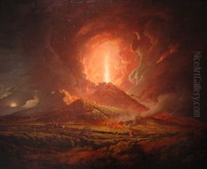 Eruption of Vesuvius 1771 seen from Portici