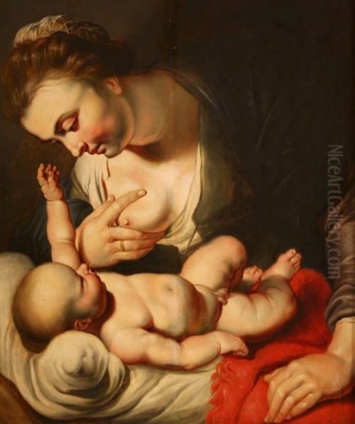 The Virgin Nursing the Christ Child - view 1