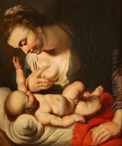 The Virgin Nursing the Christ Child by (studio of) Rubens, Peter Paul
