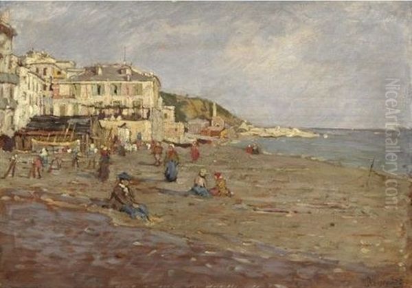Beach at Varazze - view 1