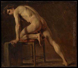 Study of a Nude Man by Gustave Courbet