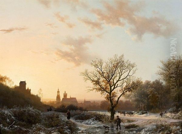Winter Landscape, View on Kleef - view 1