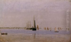Ships and Sailboats on the Delaware