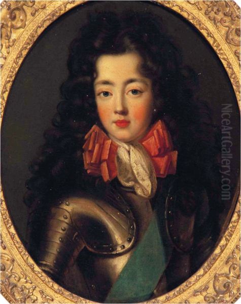 Portrait of a young man, bust length, in armor - view 1