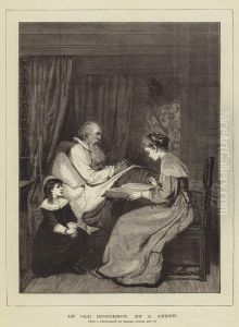 An Old Huguenot by Albert Anker