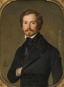 Portrait de Romain de Bourge (1810-1846), epoux de Juliette Destailleur (1812-1892)