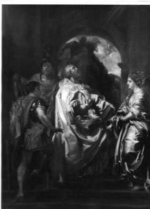 The Madonna of Vallicella adored by Saints Gregorius, Domitilla, Maurus, Papianus and Achilleus The Madonna of Vallicella adored by Saints Gregorius, Domitilla, Maurus, Papianus and Achilleus