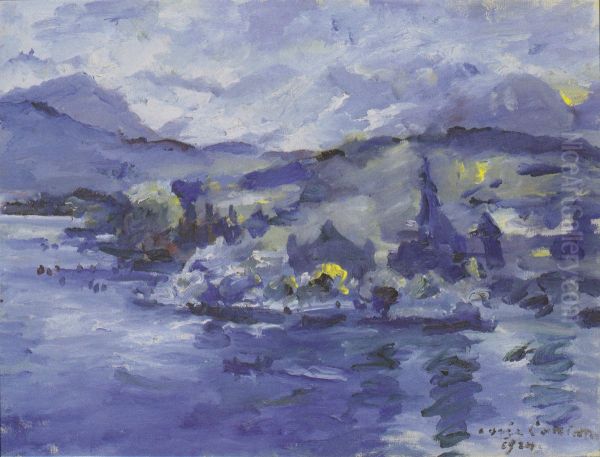 Lake Lucerne in the afternoon - view 1