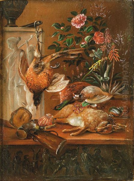 Still life with hunting symbols. - view 1
