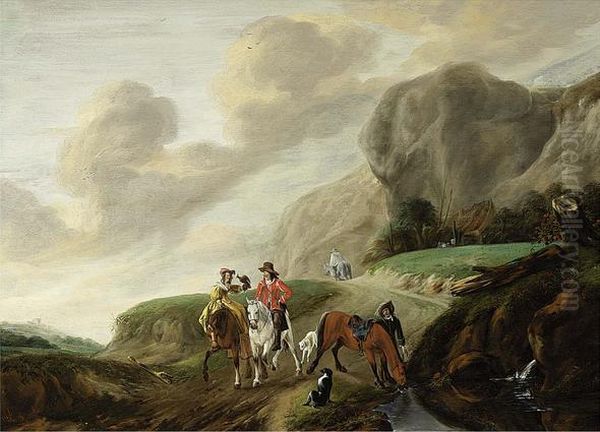 Landscape with a Falcon Hunt - view 1