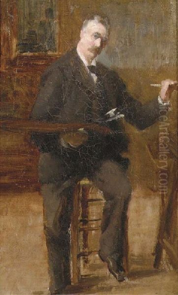 An artist in his studio - view 1