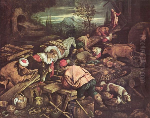 Building the Ark of Noah - view 1