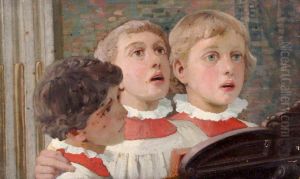 Choir Boys Singing by William Herbert Allen