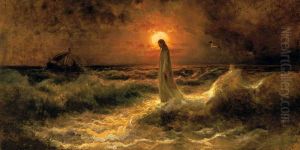 Christ Walking on Water by Julius Sergius von Klever