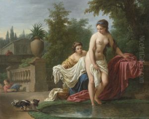 David and Bathsheba by Louis-Jean-Francois Lagrenee