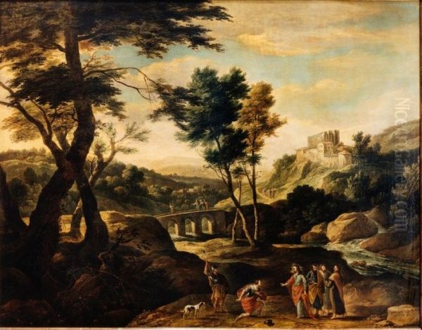 Jesus heals the servant of the centurion - view 1