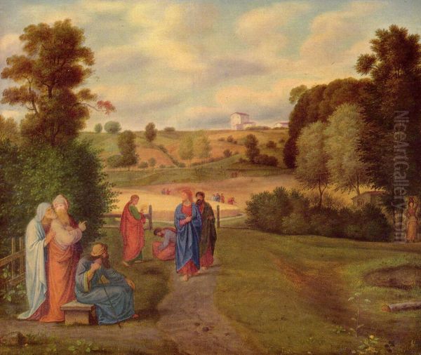 Jesus with Disciples - view 1