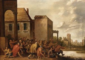 The Pool of Bethesda by Joost Cornelisz Droochsloot