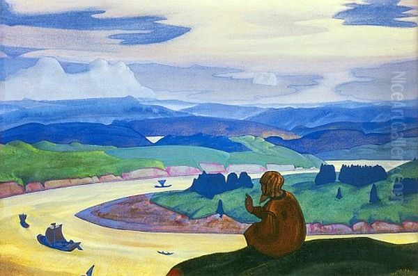 Procopius the Righteous Praying - view 1