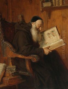 Reading by Eduard Von Grutzner