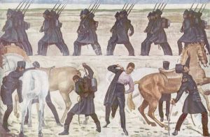 Auszug der Jenenser Studenten in den Freiheitskrieg 1813 Auszug der Jenenser Studenten in den Freiheitskrieg 1813