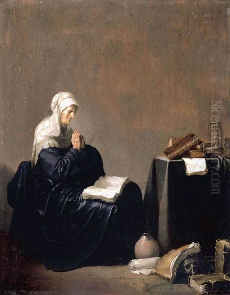 A Woman Praying - view 1