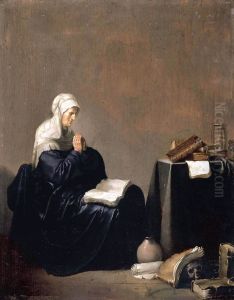 A Woman Praying by Willem De Poorter