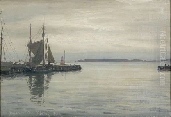The harbour at Rorvig. - view 1