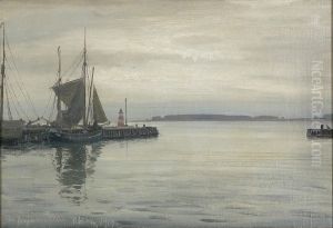 The harbour at Rorvig. The harbour at Rorvig.