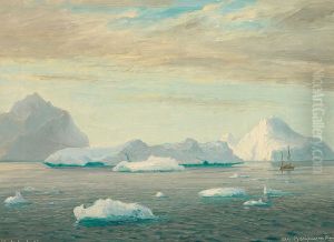 View of the Disko Bay. View of the Disko Bay.