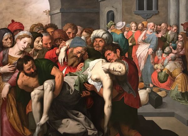 Death of Sapphira - view 1