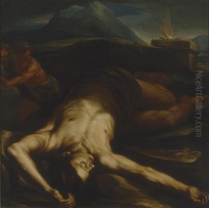 Death of Abel by Giovanni Battista Benaschi